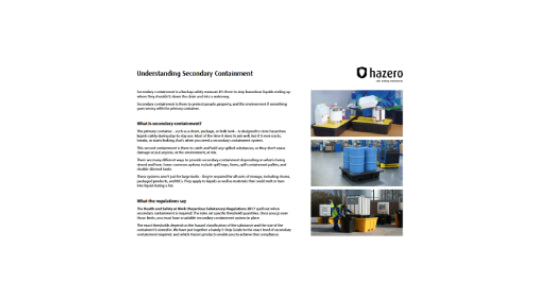 Understanding Secondary Containment