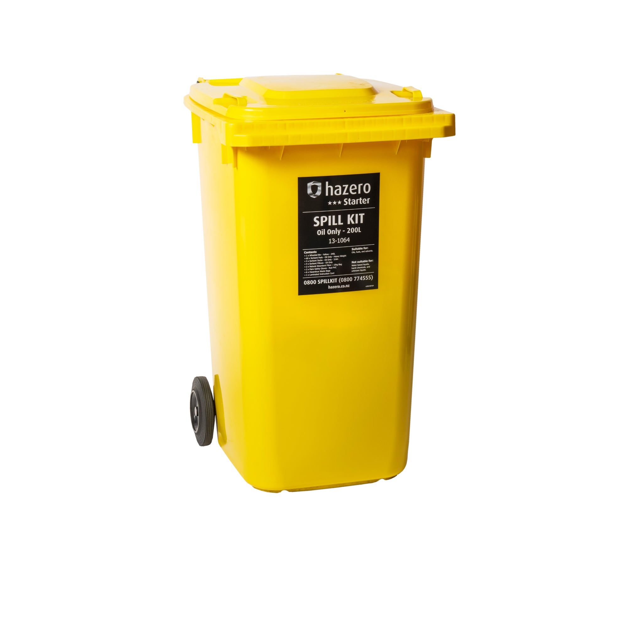 Hazero Starter Spill Kit - Oil Only - 200L