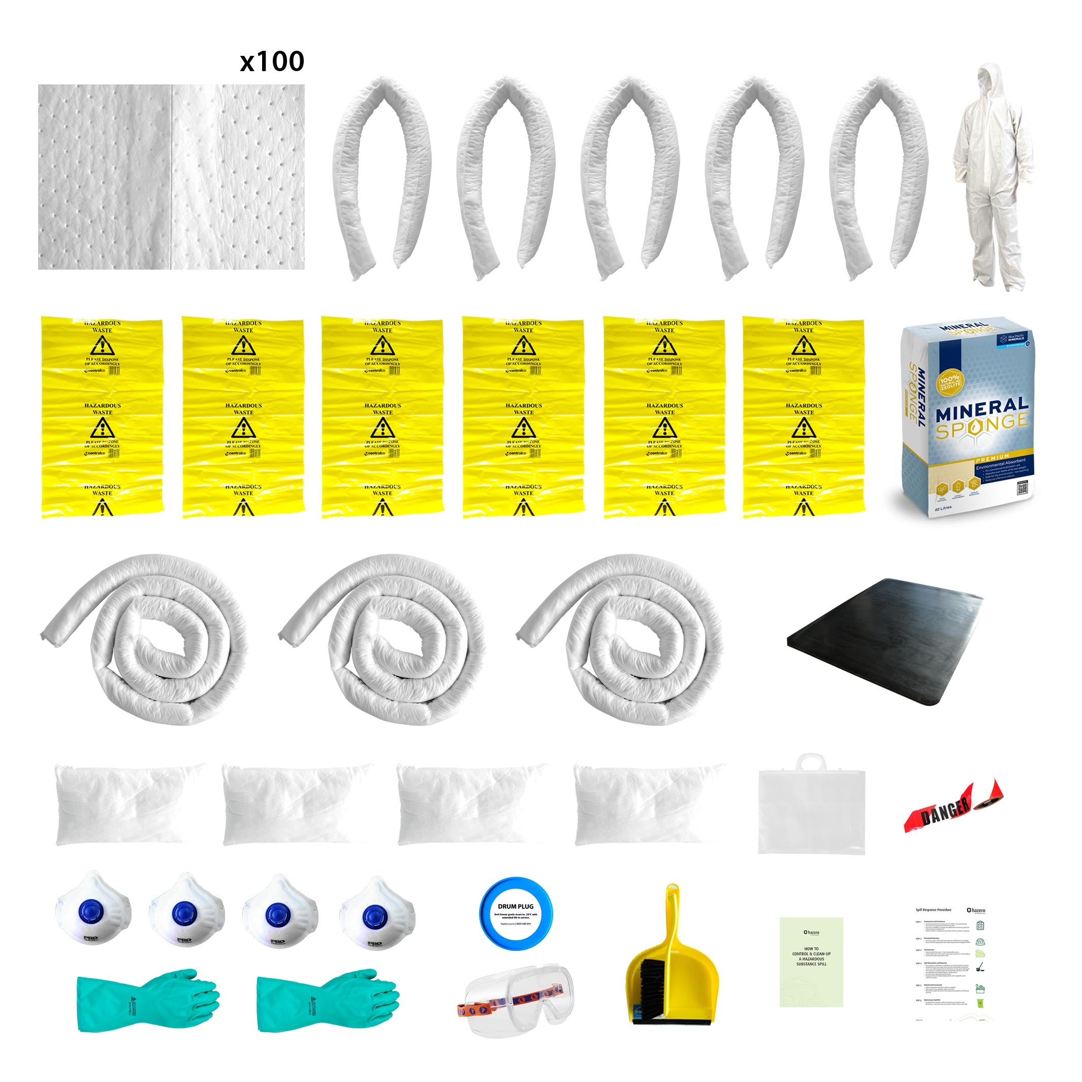 REFILL - Hazero Premium Spill Kit - Oil Only - 200L