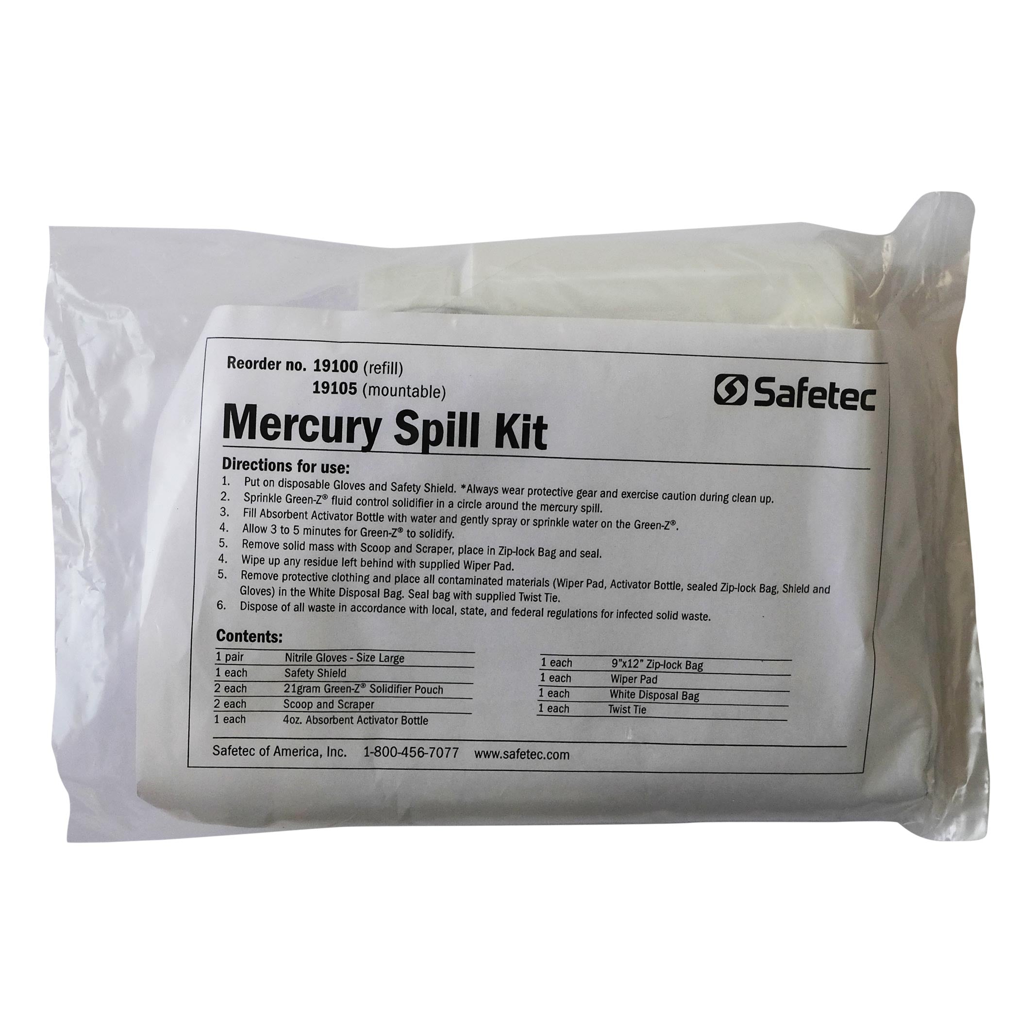 Mercury Spill Kit - 25ml