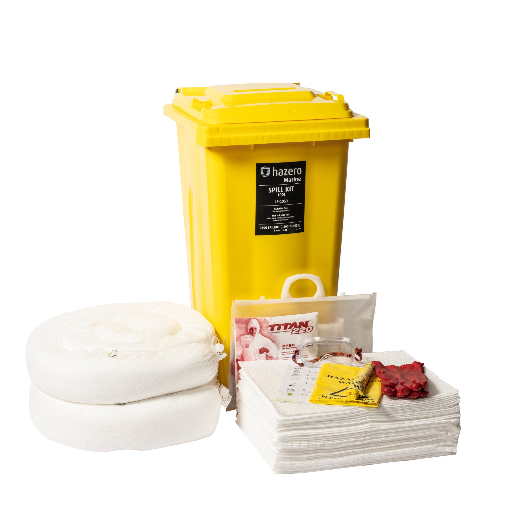 Hazero Marine Spill Kit - Hydrocarbons - 100L