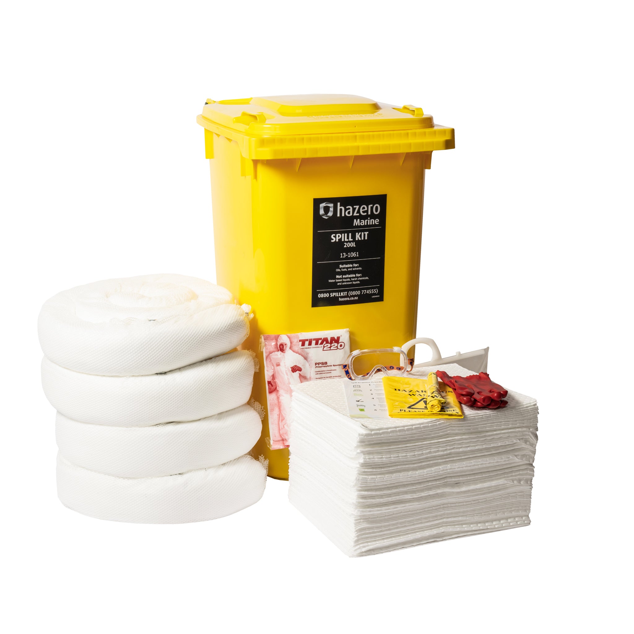 Hazero Marine Spill Kit - Hydrocarbons - 200L