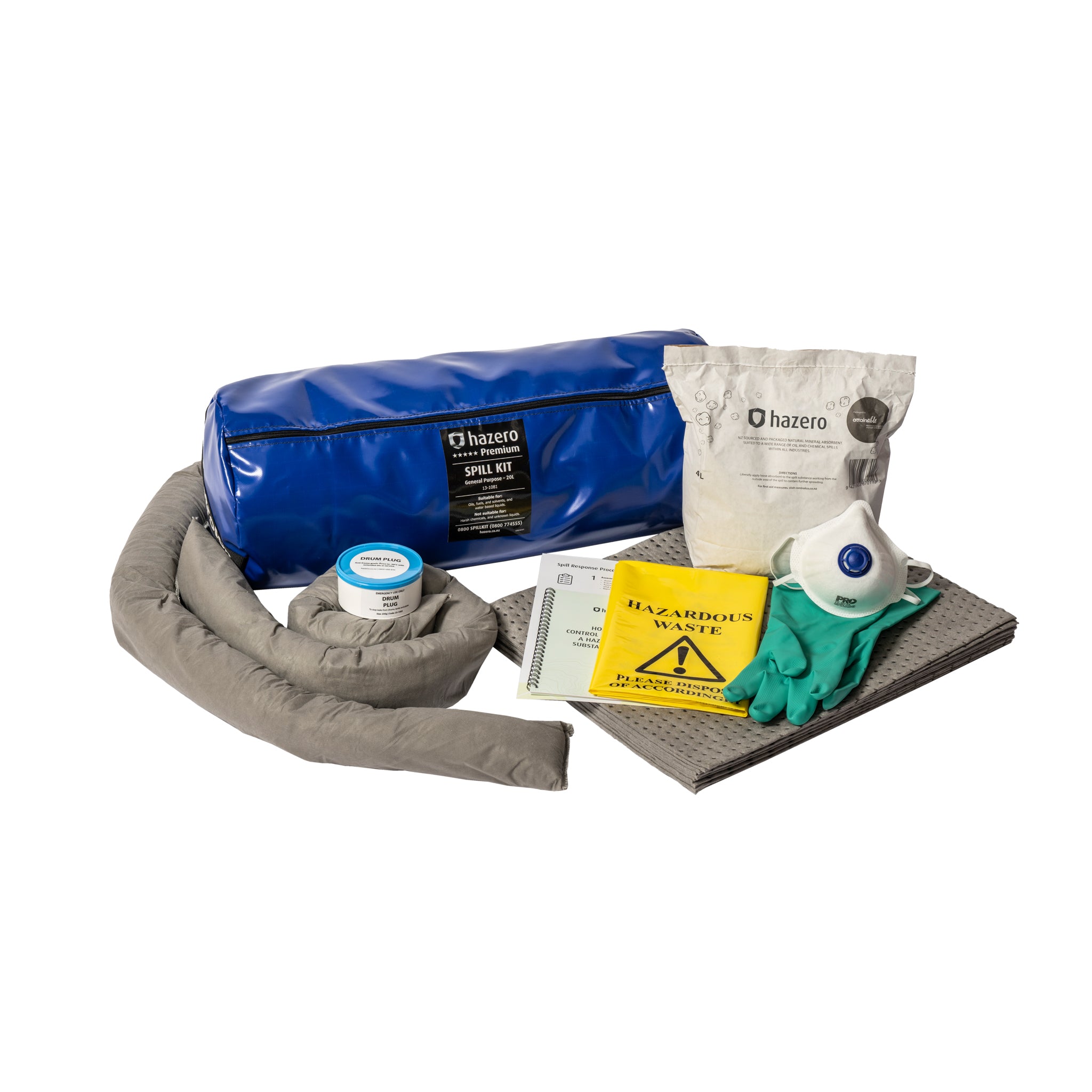 Hazero Premium Spill Kit - General Purpose - 20L