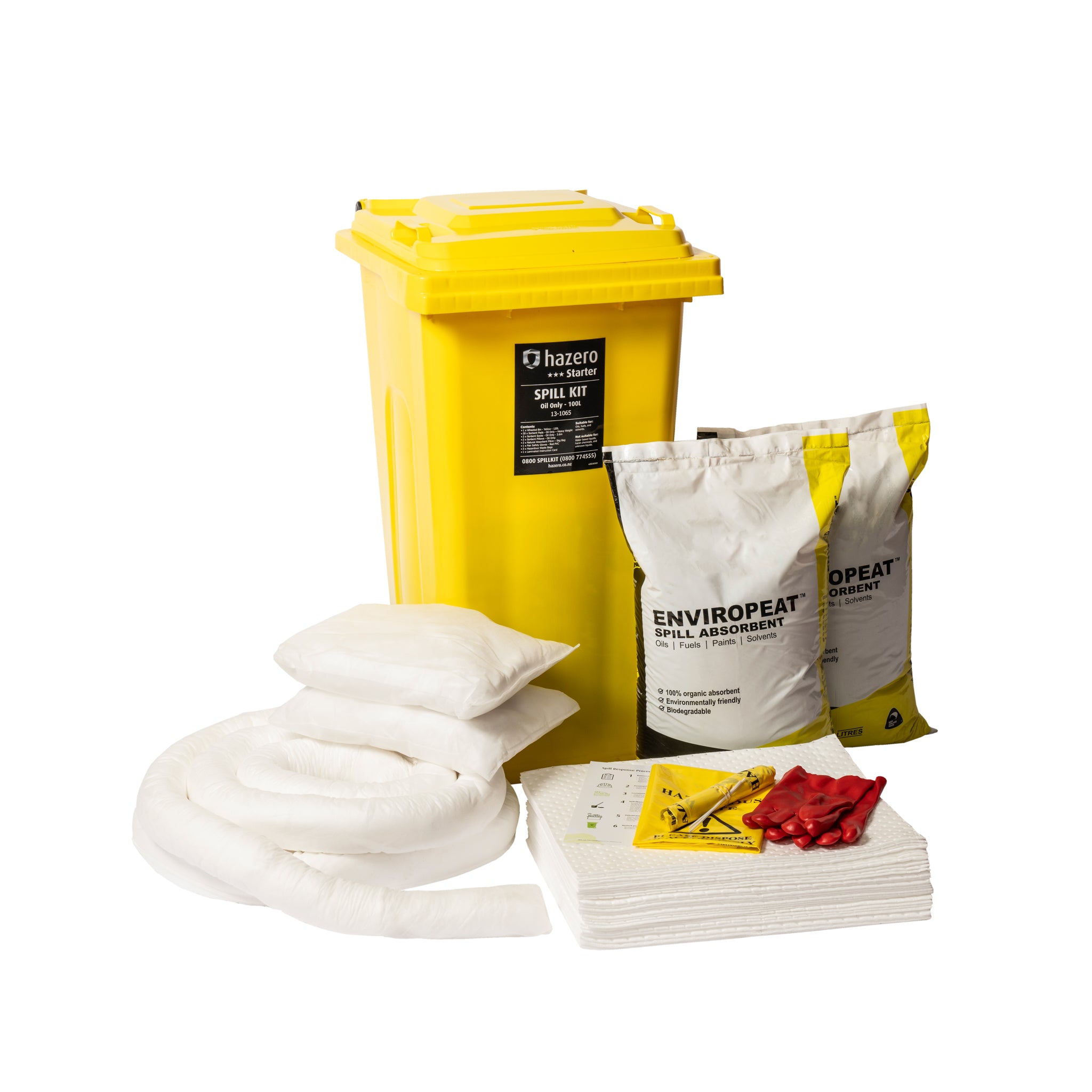 Hazero Starter Spill Kit - Oil Only - 100L
