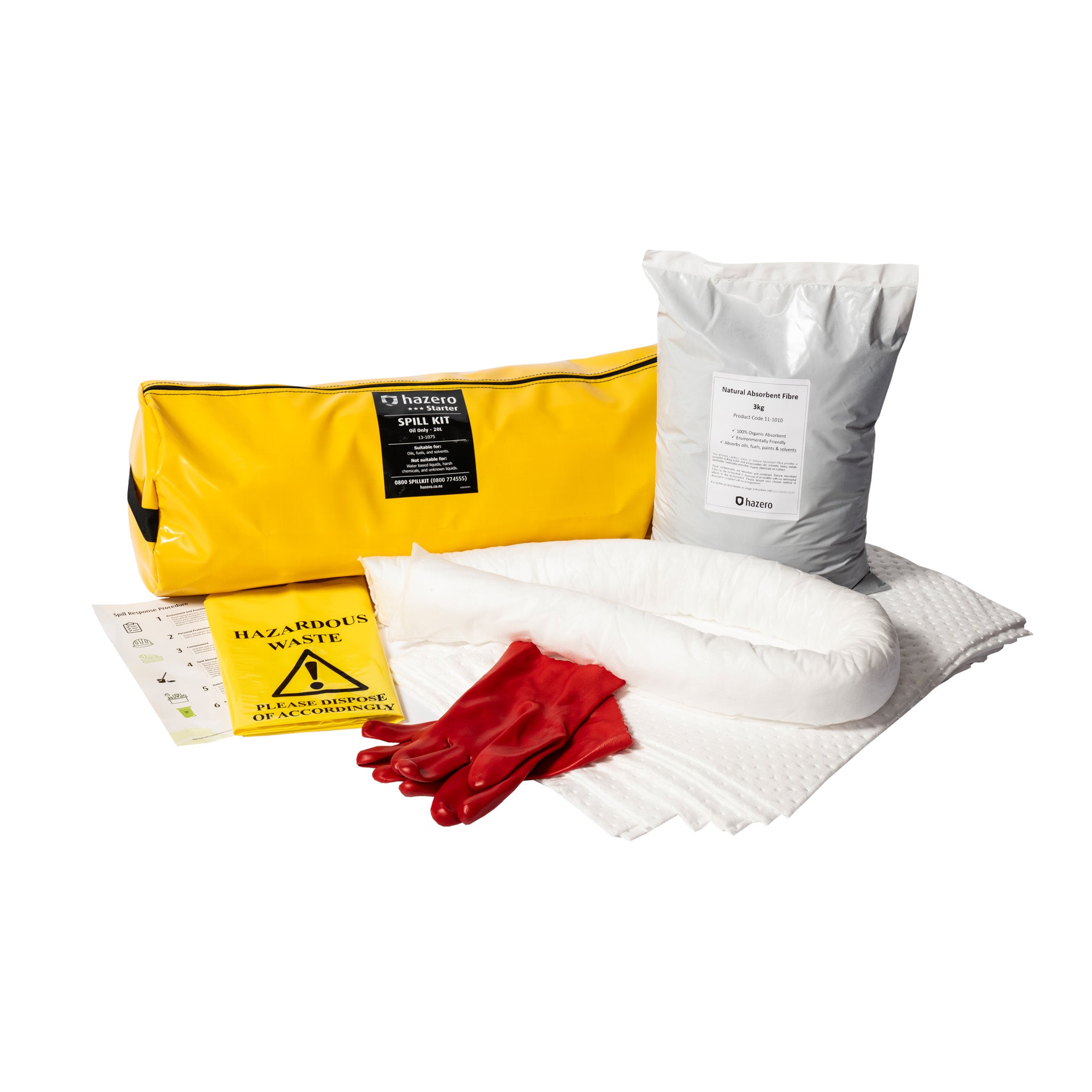 Hazero Starter Spill Kit - Oil Only - 20L
